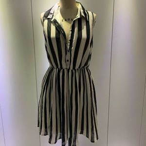 Black and white dress